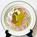 Antiek Art Nouveau Jugendstil Bord KG Luneville France 1900’s thumbnail 5