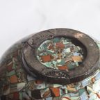 Neriage Mosaic Vase By Jean Gerbino, Vallauris 1930S thumbnail 8