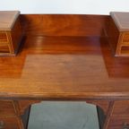 Zeer Mooi, Stijlvol En Origineel Engels Empire Stijl Bureau Uit Eind 19e Eeuw thumbnail 6