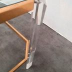 Hollywood Regency Messing Glas Tafel Set 70s thumbnail 10