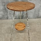 Oude Plantentafel Sidetable Statafel 105 Cm Hoog thumbnail 15