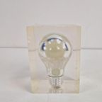 Vintage Lucite Gloeilamp Pierre Giraudon Ampoule Popart Art thumbnail 2