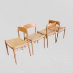 Set Van 8 Stoelen Niels Moller Voor Mollers Mobelfabrik thumbnail 17