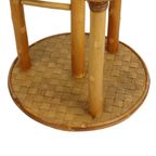 Vintage Plantentafel Plantenstandaard 4 Niveaus Bamboe En Rotan thumbnail 8