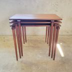 Vintage Teakhouten Nesting Set Van Opal 1960 thumbnail 6
