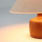 Deense Teak Vintage Lamp Tafellamp thumbnail 14