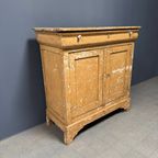 Sleetse Brocante Beige Commode Kast thumbnail 9
