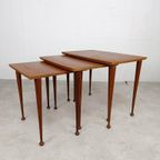 Vintage Nesting Tables Mimiset Teak thumbnail 2