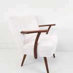 2 Vintage Cocktail Fauteuiltjes | Stoelen Nieuw Gestoffeerd thumbnail 7
