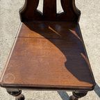 Fine William Iv Pierced And Carved Mahogany Shield Back Hall Chair thumbnail 6