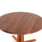 Niels Bach Vintage Ronde Eettafel Eetkamertafel Deens Massief Teak thumbnail 12