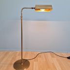Messing Vloerlamp, Florian Schulz, Jaren 70 thumbnail 7
