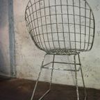 Originele Vintage Draadstoel Cees Braakman, Pastoe 1957 thumbnail 8