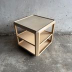 Witte Abs Trolley Van Alberto Rosselli Voor Kartell 1960 thumbnail 5
