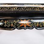 Chinese Lak- 'Coffee Table' - Handwerk - Verguld - Parelmoer - China - 3E Helft 20E Eeuw thumbnail 6