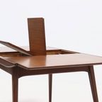 Extendable Teak Dining Table By Louis Van Teeffelen For Webe 1950'S thumbnail 14