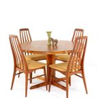 Vintage Johs. Kristoffersen & Son Ronde Eettafel Tafel 'bjerget' thumbnail 2