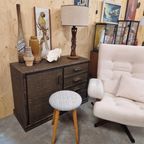 Vintage Dressoir Bamboe Kast Boho Wandkast Dressoirtje thumbnail 4