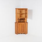 Axel Einar Hjorth ‘lovö’ Solid Pine Corner Cabinet By Nordiska Kompaniet thumbnail 4