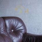 2 Midcentury Leather Club Chairs thumbnail 7