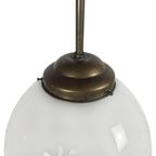 Art Deco - Giso Gispen - (School) Hanglamp - Gasarmatuur - Holland - 1925 thumbnail 9