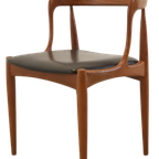 Set Van 6 Johannes Andersen Voor Uldum Stoelen Vintage Eetkamerstoelen thumbnail 4