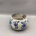 Vintage Delft'S Confituur Pot Met Deksel thumbnail 2