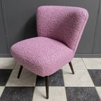 Pink Cocktail Chair 1960S Mcm thumbnail 10