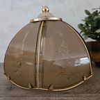 Hollywood Regency Rookglas Wandlamp thumbnail 3