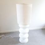 Xxl Vintage Lamp Vloerlamp Glazen Vaaslamp Jaren 70 thumbnail 2