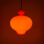1 Of 2 Orange Glass Pendant Light 'oplight' By Hans Agne Jakobsson For AB Markaryd thumbnail 9