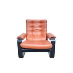 Mcm Design Fauteuil En Voetbank, Lystolet, Zweden,1970S thumbnail 9