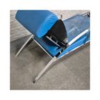 Blauw Lederen Lounge Stoel Futuro 3 Door Massimo Iosa Ghini Voor Moroso - Italië Jaren 80 thumbnail 29