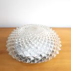 Vintage Plafonniere/Wandlamp Glazen Puntjes Patroon, Jaren 70 thumbnail 2