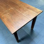 Grote Grenenhouten Kloostertafel Met Lades thumbnail 23