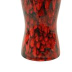 Vintage Rode Scheurich Vaas Fat Lava Glazuur 244-22 thumbnail 2