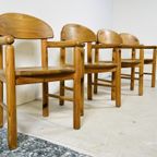 Set Van 4 Grenenhouten Eetkamerstoelen – Rainer Daumiller thumbnail 3