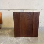 Vintage Hangende Muurkast / Wandkast In Hout thumbnail 2