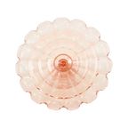 Art Deco Roze Rosaline Taartschotel Gebak Schaal Depression Glass thumbnail 6