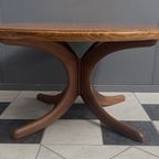 Round Wood Coffee Table 1960S thumbnail 7