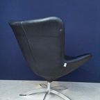 Vintage Design Fauteuil, Hjort Knudsen, Draai Fauteuil Stoel thumbnail 14