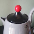 Vintage Memphis Stijl Theepot – Costantini L'ogetto, Italy, Jaren '80 thumbnail 9