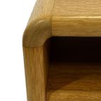 Vintage Minimalistische Eikenhouten Salontafel 80's Design thumbnail 11
