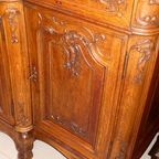 Grote Luikse Deux Corps Vitrinekast. thumbnail 13
