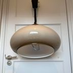Mushroom Hanglamp Trekpendel Van Dijkstra, Jaren 70 thumbnail 4