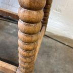 Vintage Houten Bobbin Console Tafel / Sidetable thumbnail 8