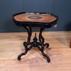 Antieke Wijntafel, Hollands Willem Iii In Horrix Stijl thumbnail 10