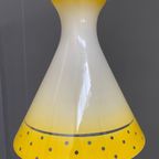 Yellow Glass Pendant Lamp 1950S thumbnail 10