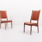 Set Of 6 Danish Mid-Century Modern Chairs By Hugo Frandsen For Spøttrup Stolefabrik thumbnail 4