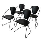 Vintage Arrben Linda Eetkamerstoelen Set Van Vier Jaren 80 thumbnail 2